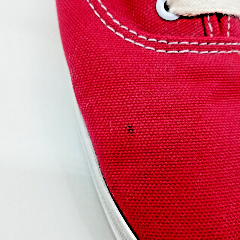Keds Champion Sneakers Shoes Red Canvas Women's Size 8.5 Low Lace Up - Picture 12 of 13